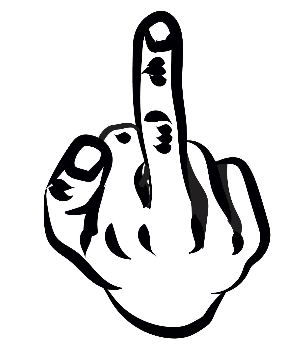 Ball Stamp - The Finger