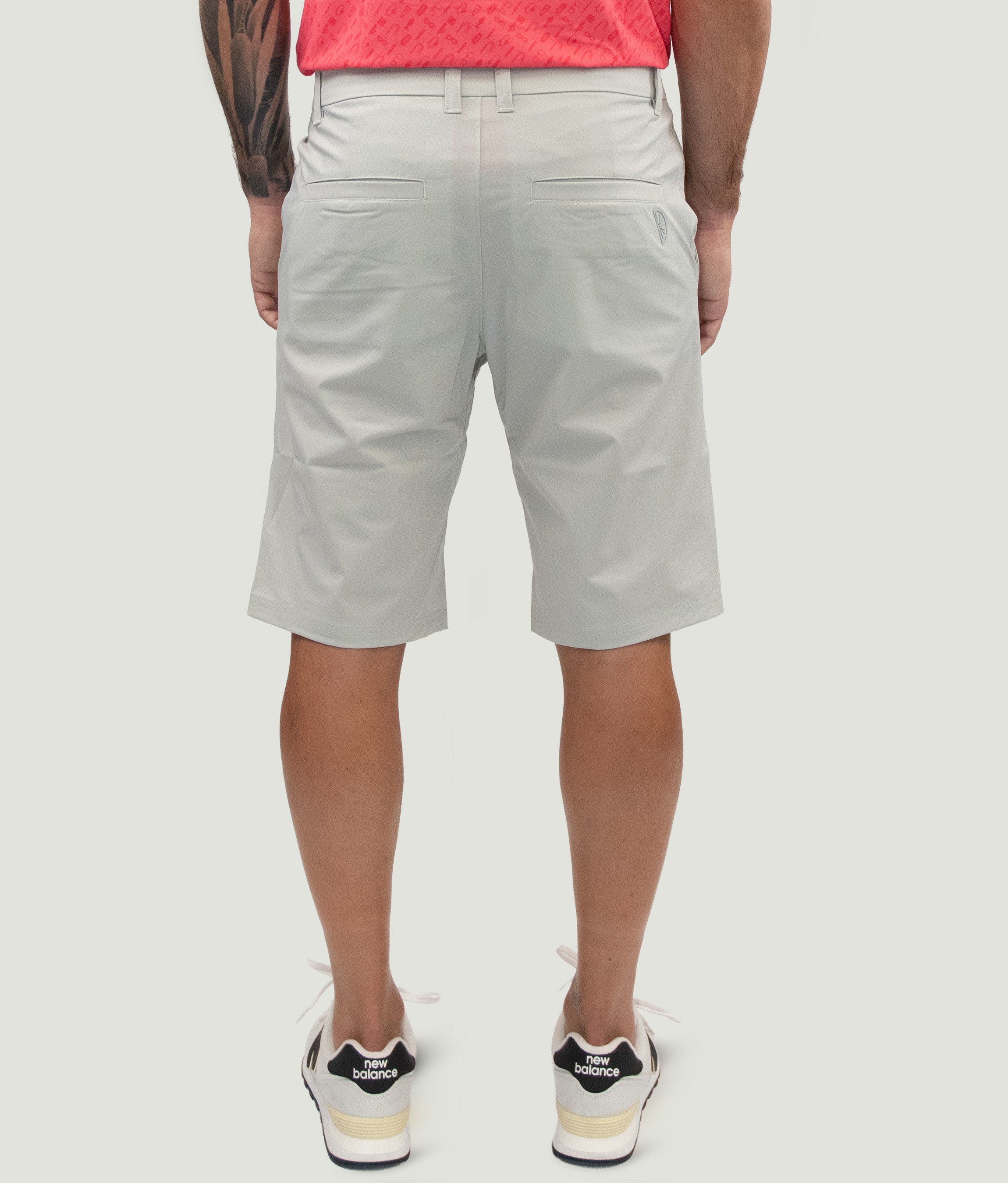 Short Game Classic Golf Shorts Light Grey