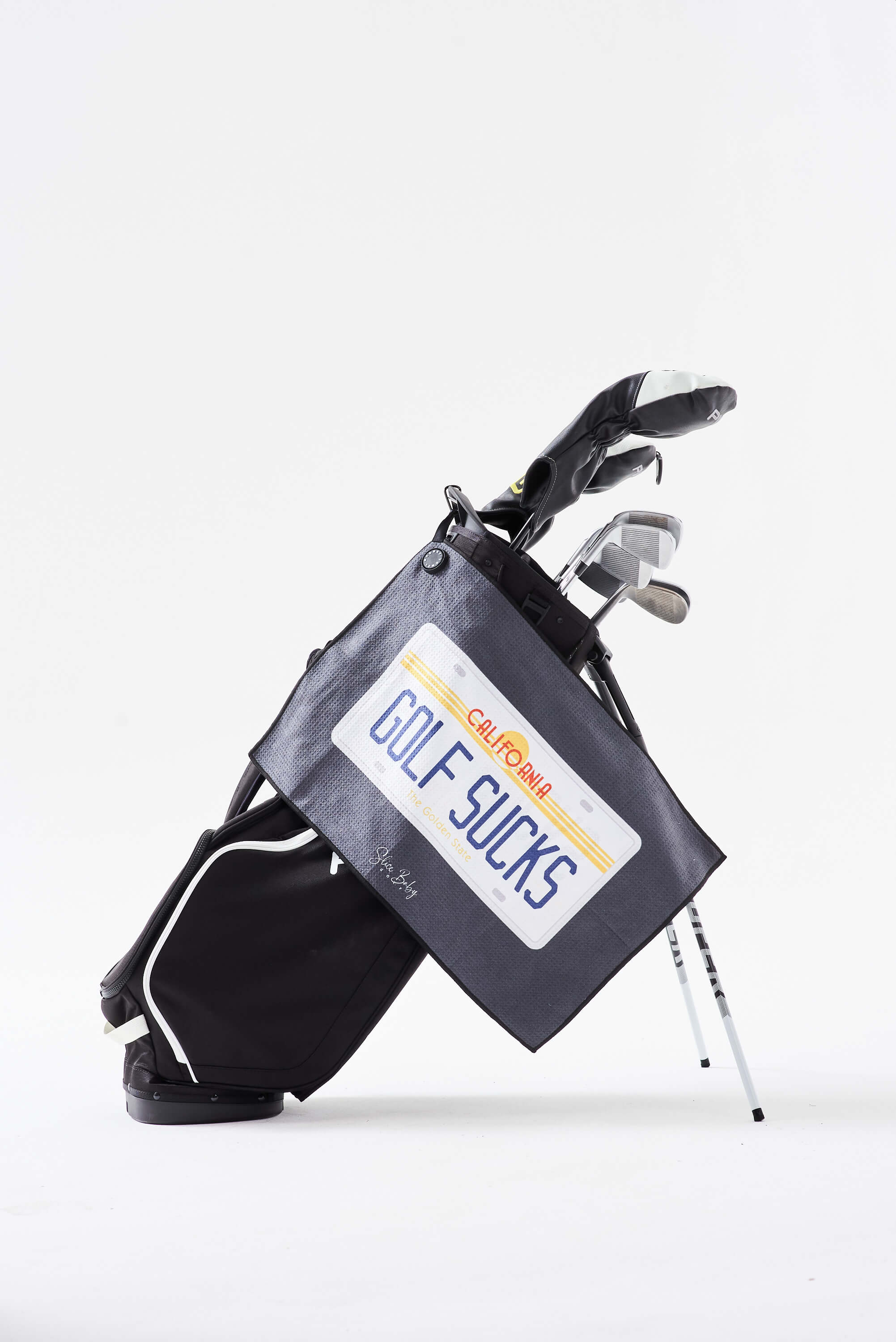 Golf Sucks CA Golf Towel - Slice Baby