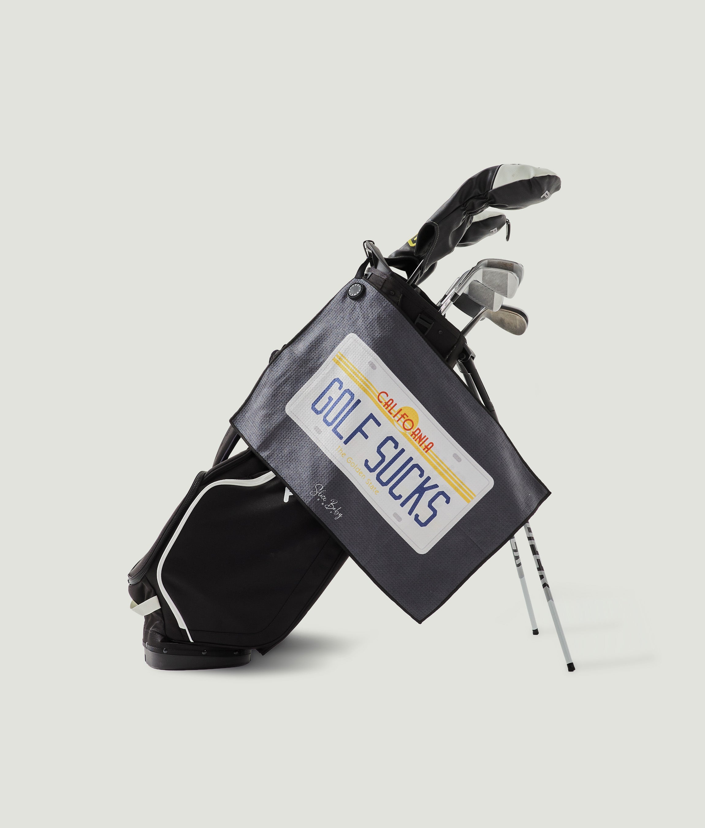 Golf Sucks CA Golf Towel - Slice Baby