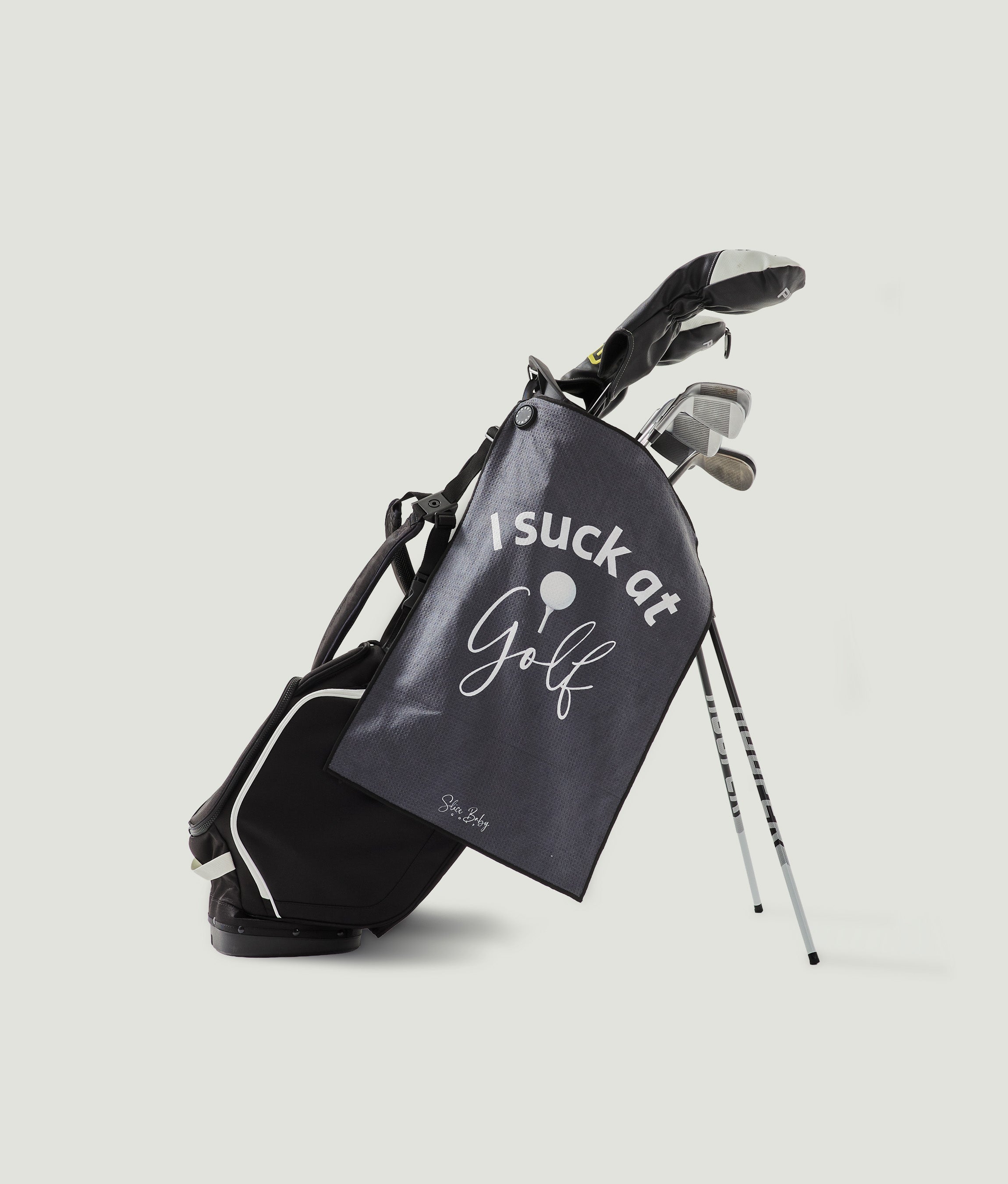 Golf Towel - I Suck! | Slice Baby