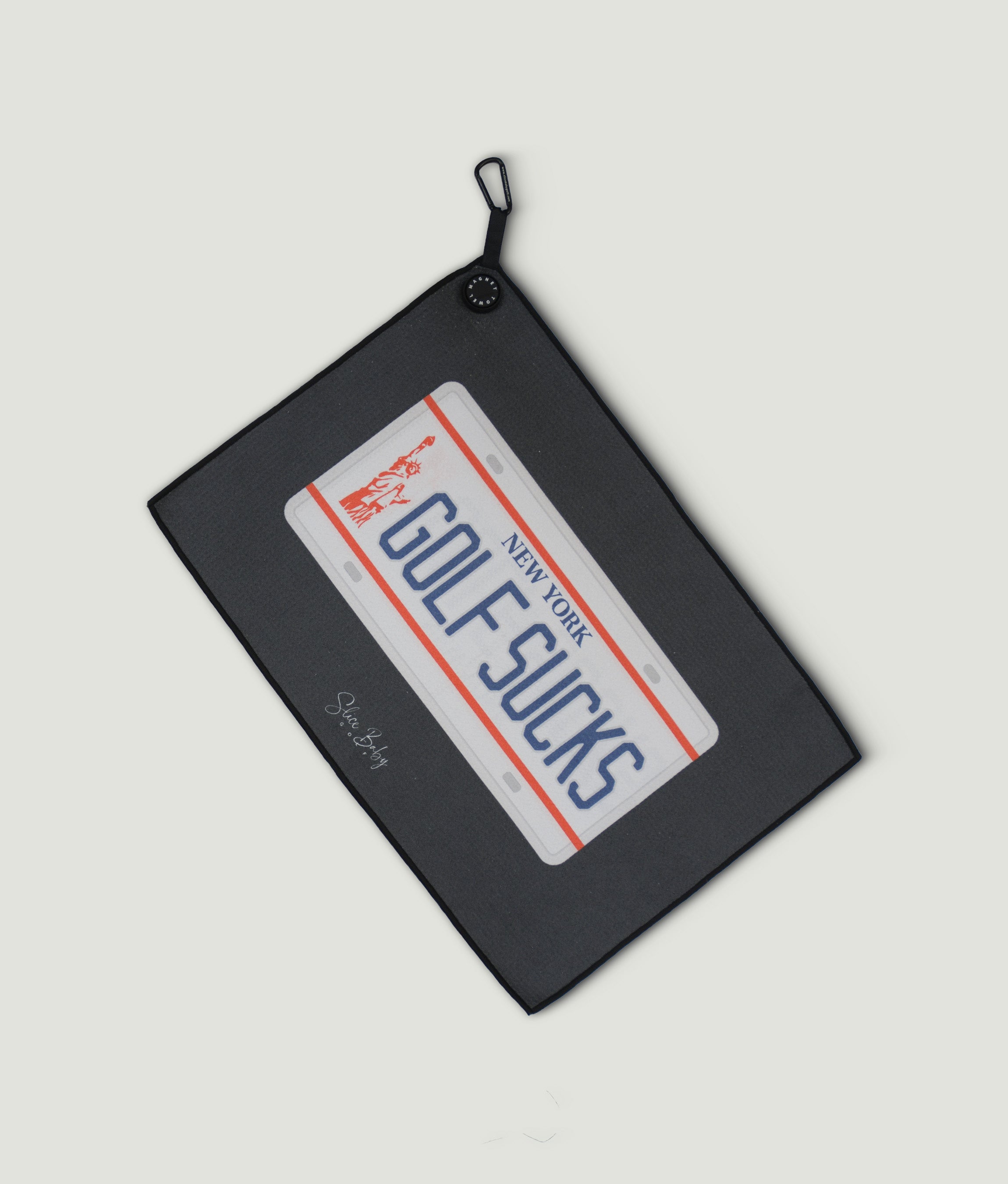 Golf Sucks NY Golf Towel - Slice Baby