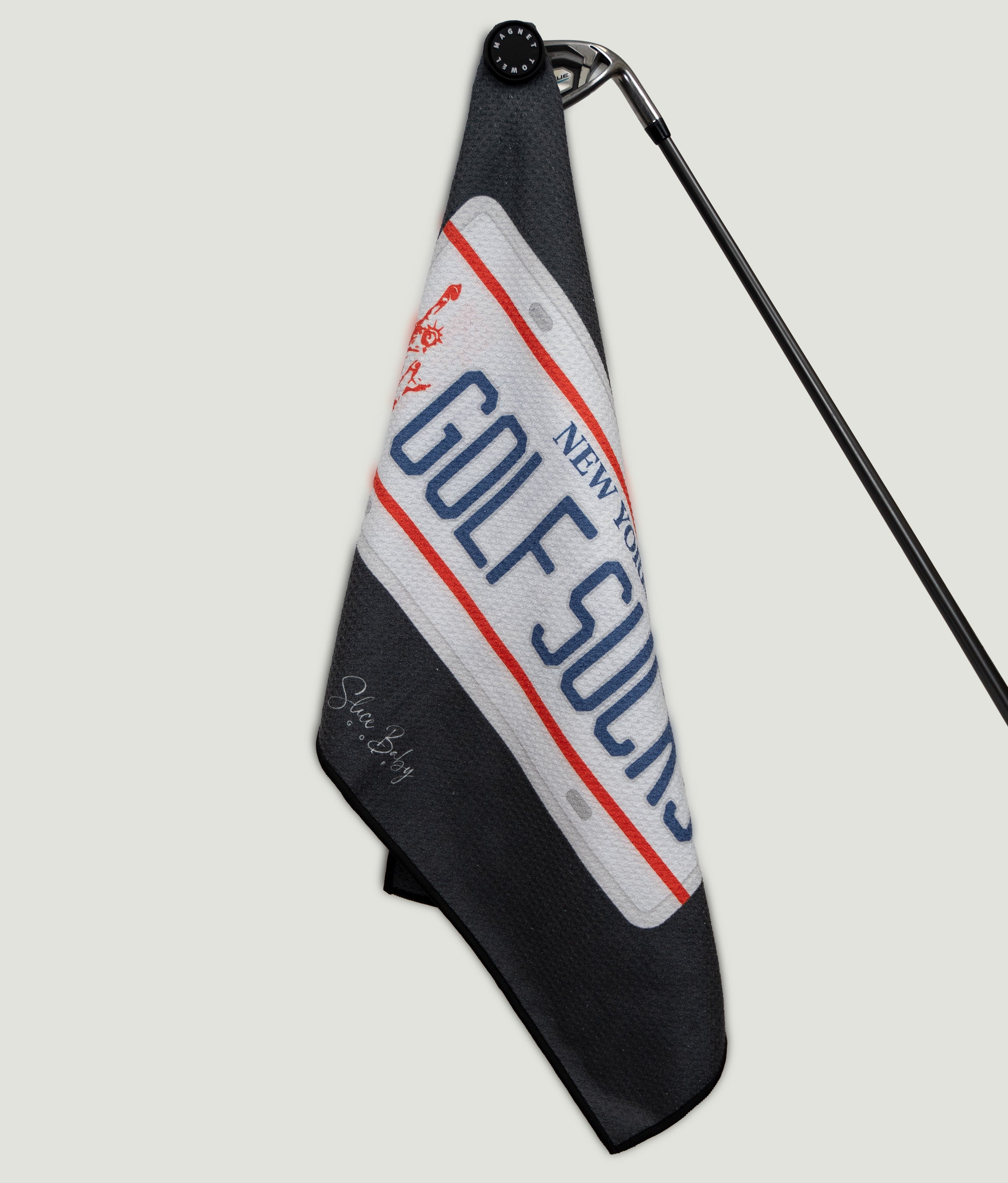 Golf Sucks NY Golf Towel - Slice Baby