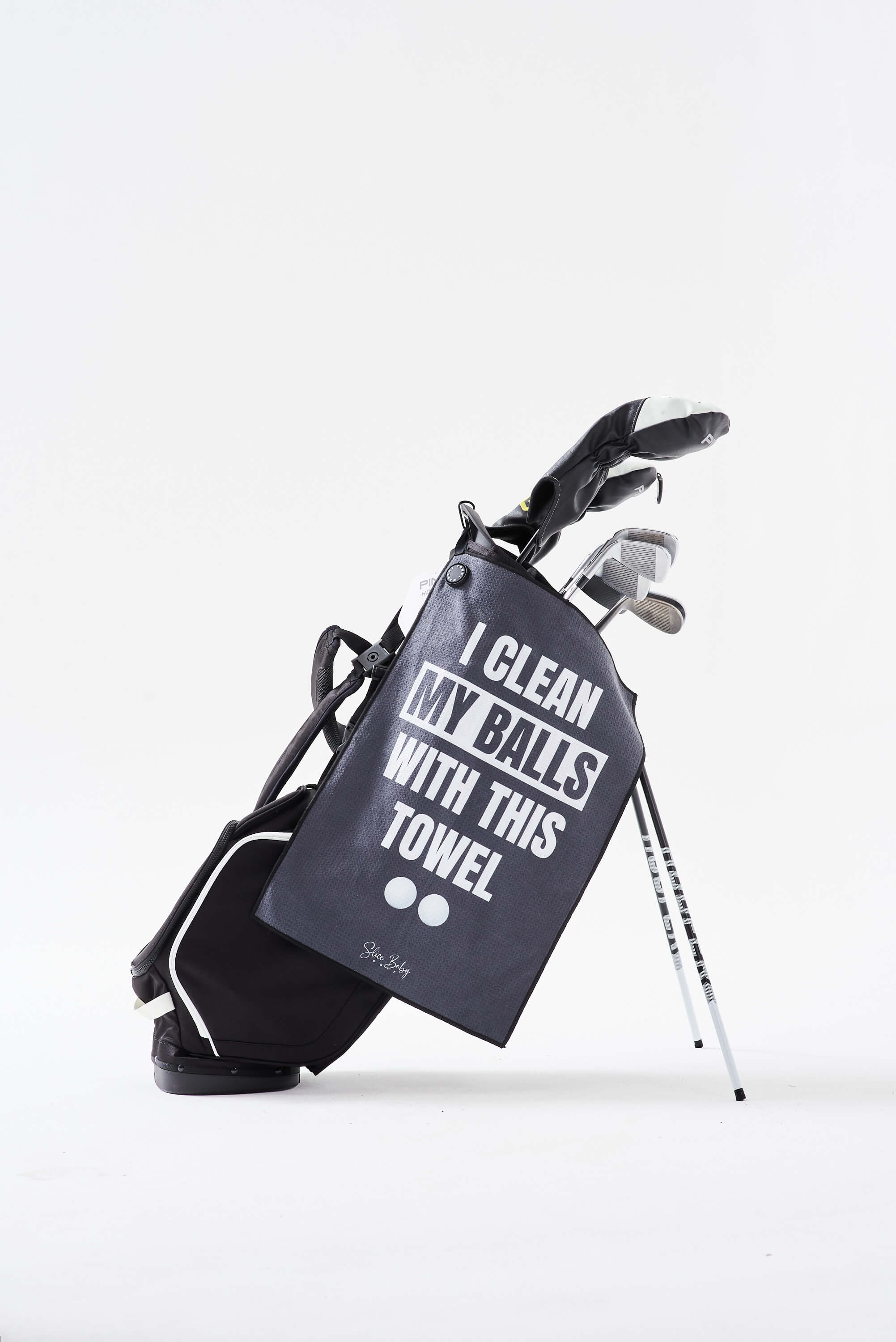 Golf Towel - I Clean My Balls With This Towel | Slice Baby