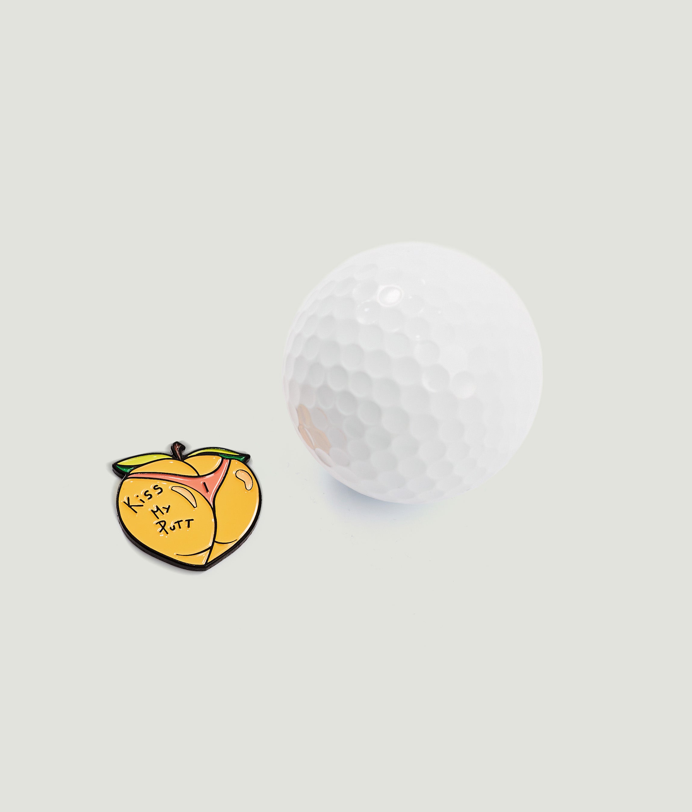 Peach Ball Marker - Slice Baby