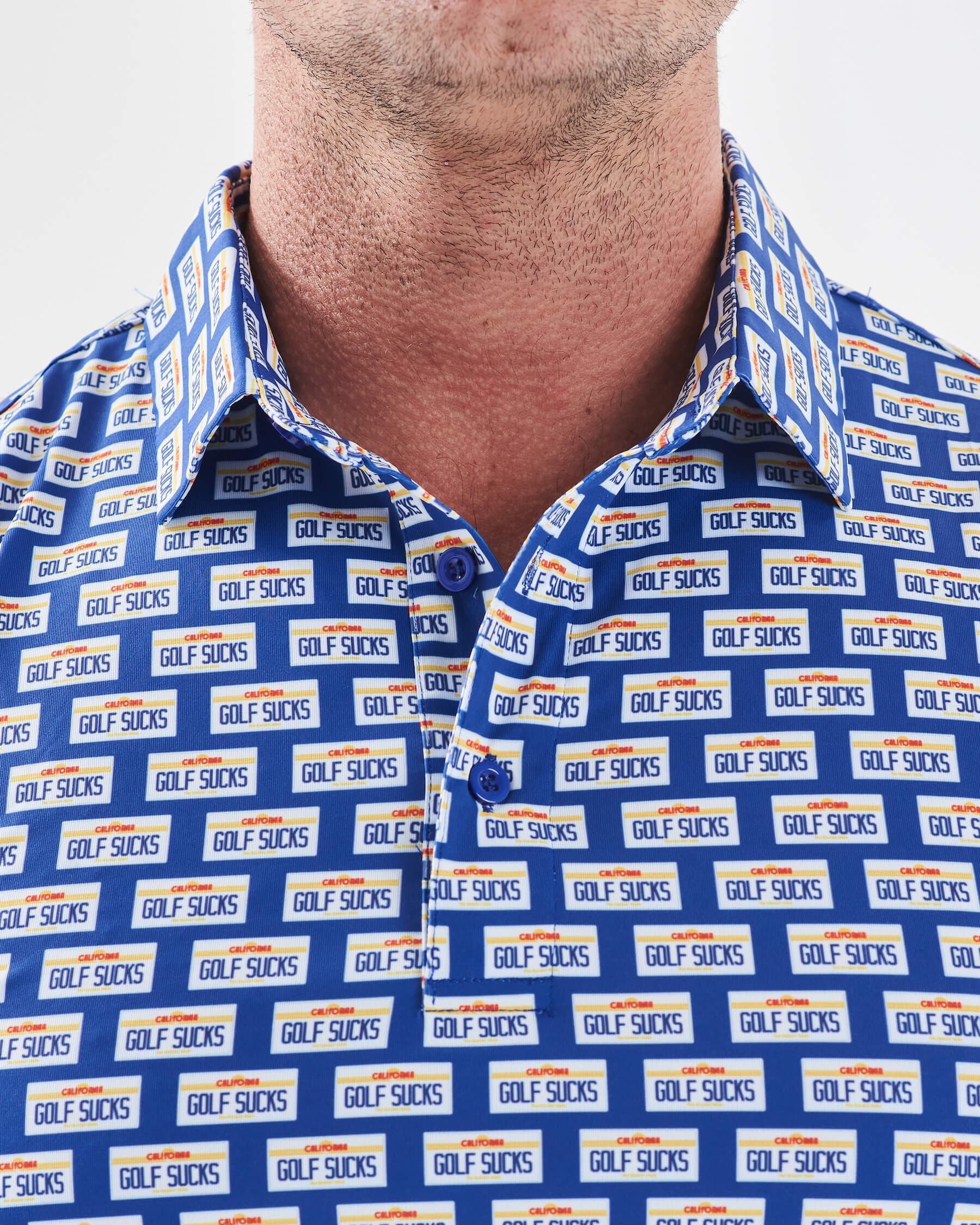 Golf Sucks CA Polo - Slice Baby