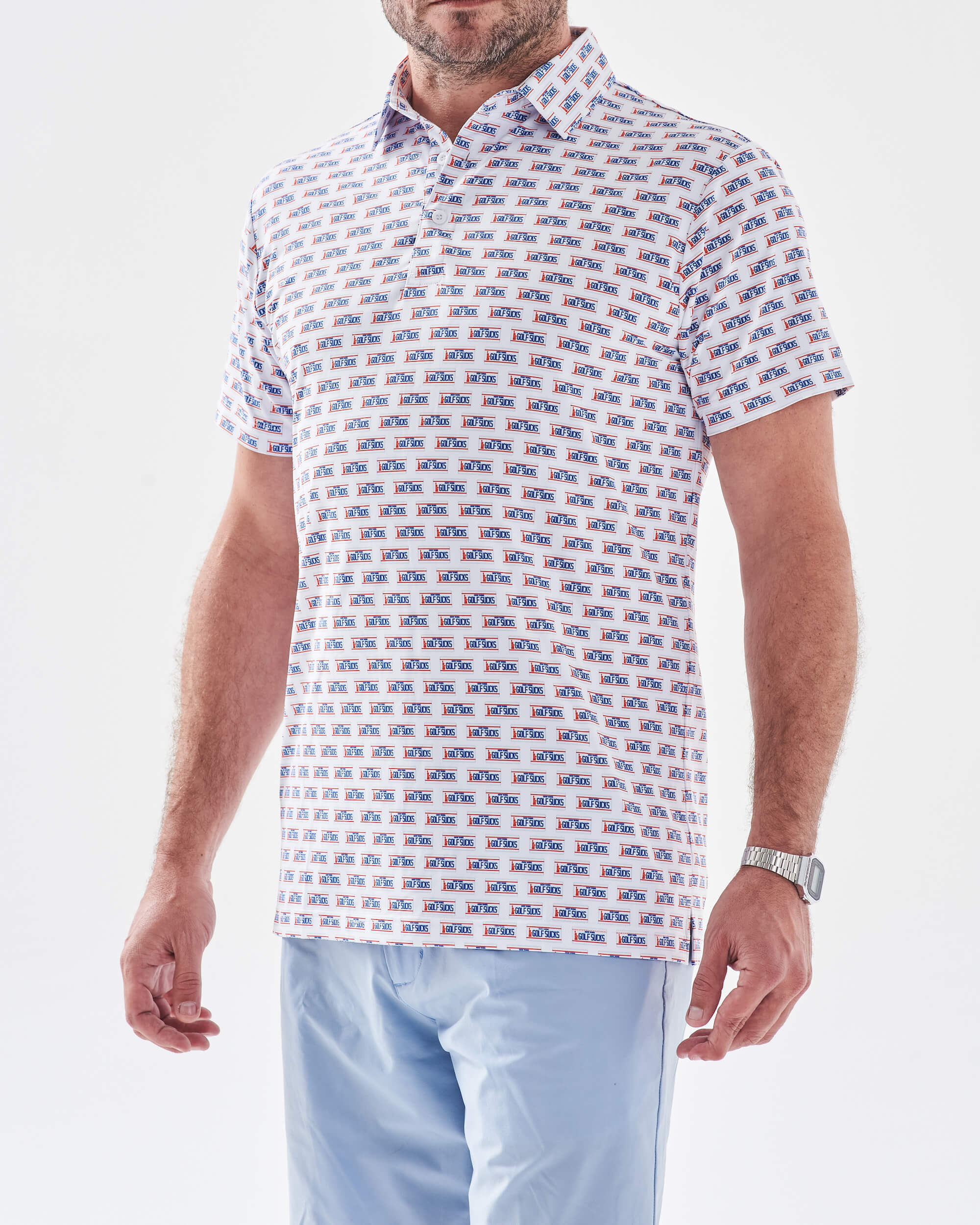 Golf Sucks NY Polo - Slice Baby