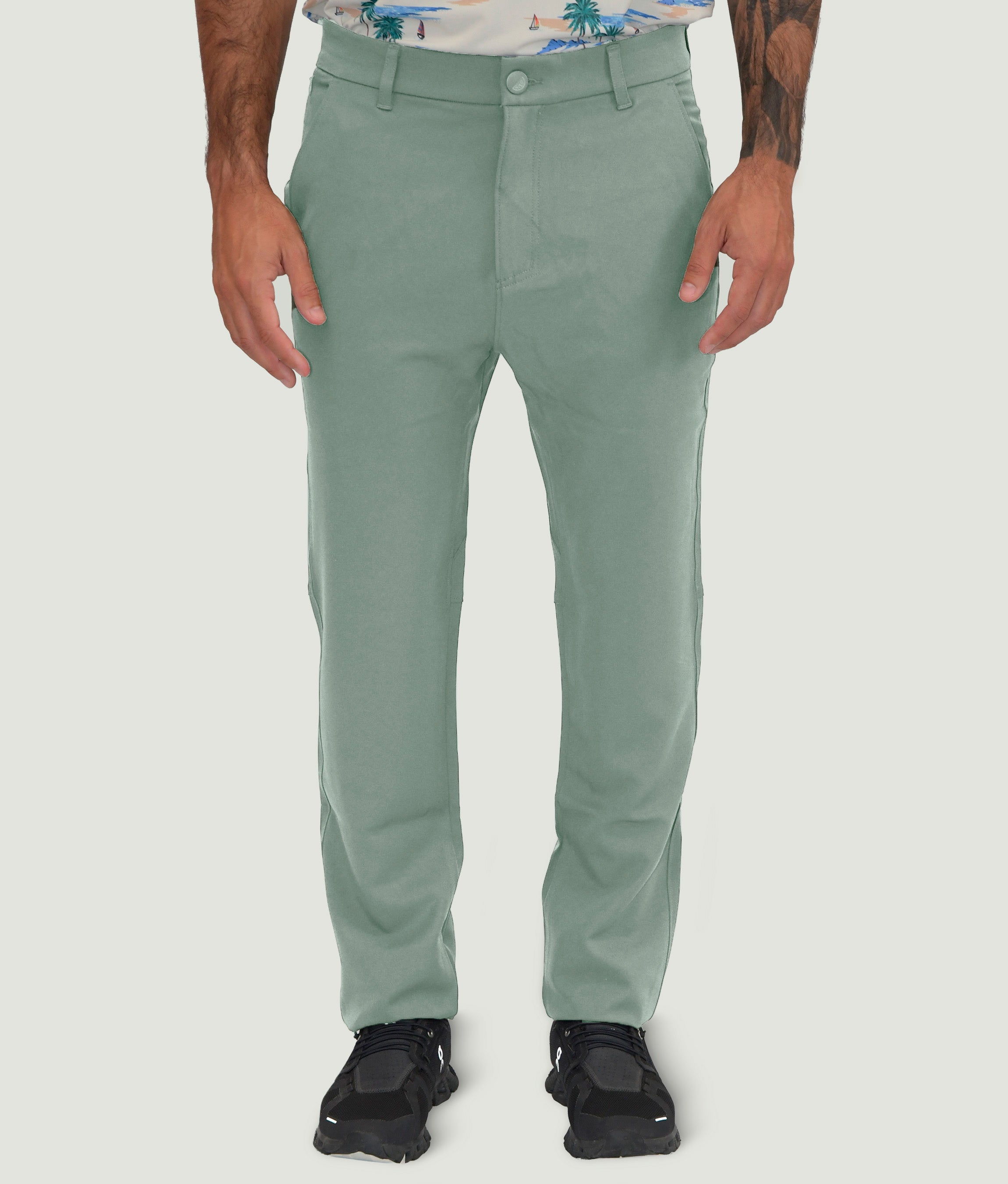 Final Round Classic Golf Pants Slate Gray