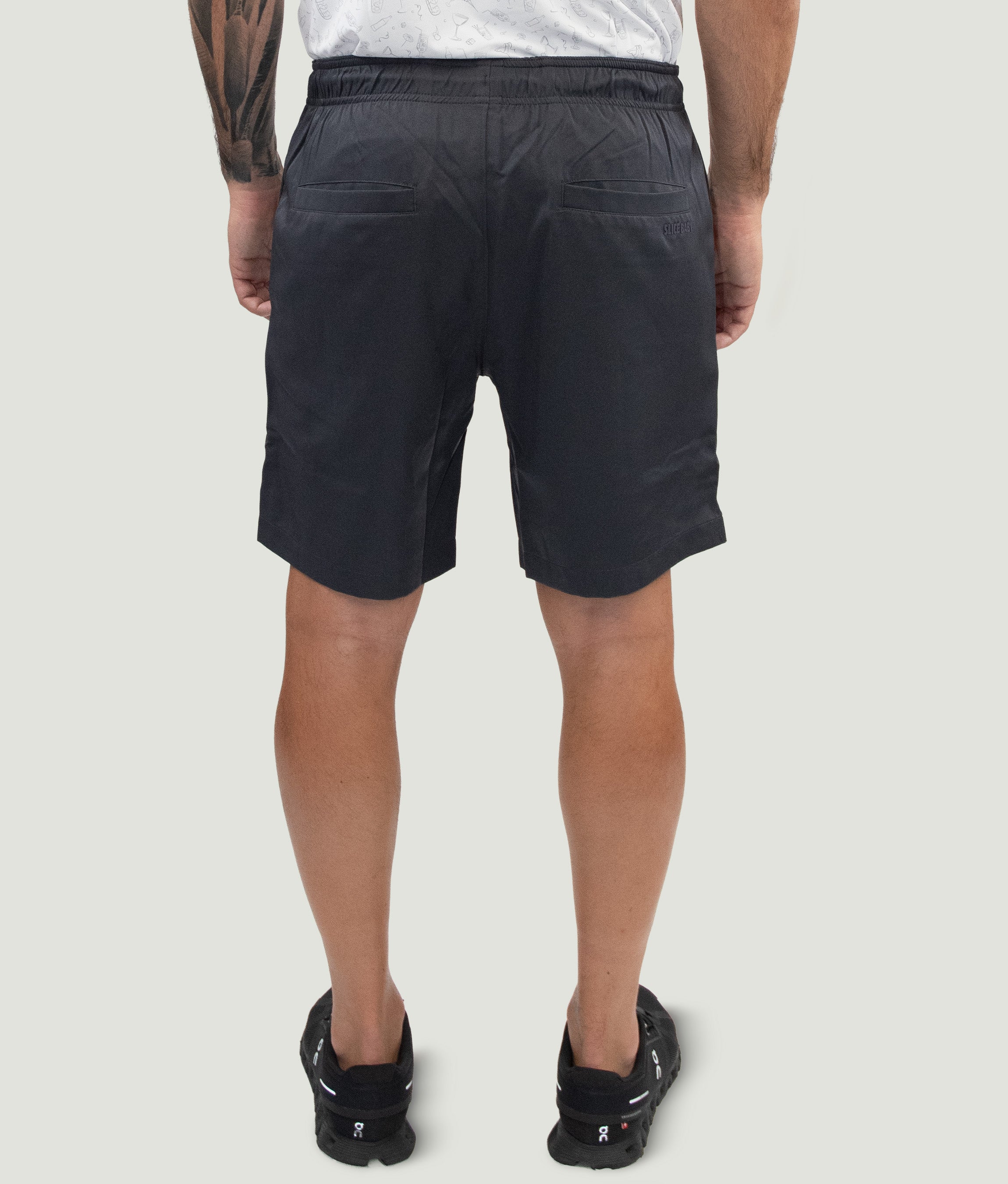 Slice & Chill Casual Sports Shorts Graphite Grey