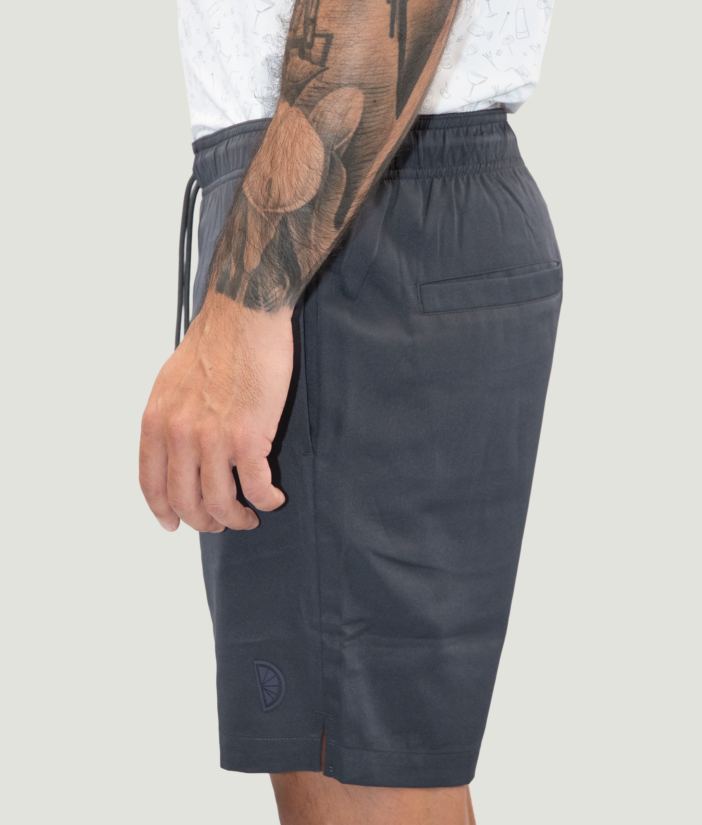 Slice & Chill Casual Sports Shorts Graphite Grey