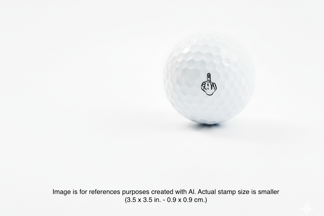 Ball Stamp - The Finger