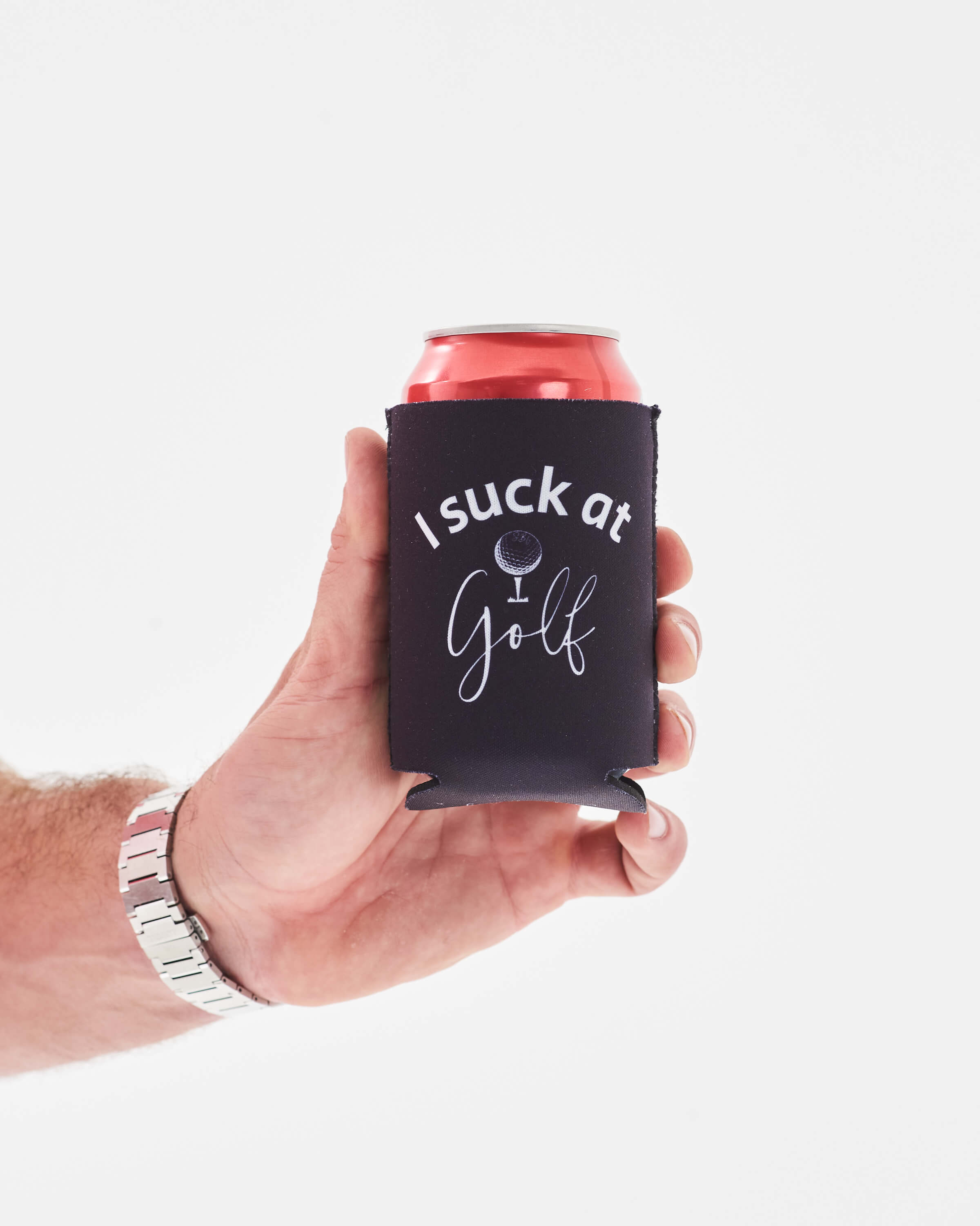 I Suck At Golf Can Cooler - Slice Baby