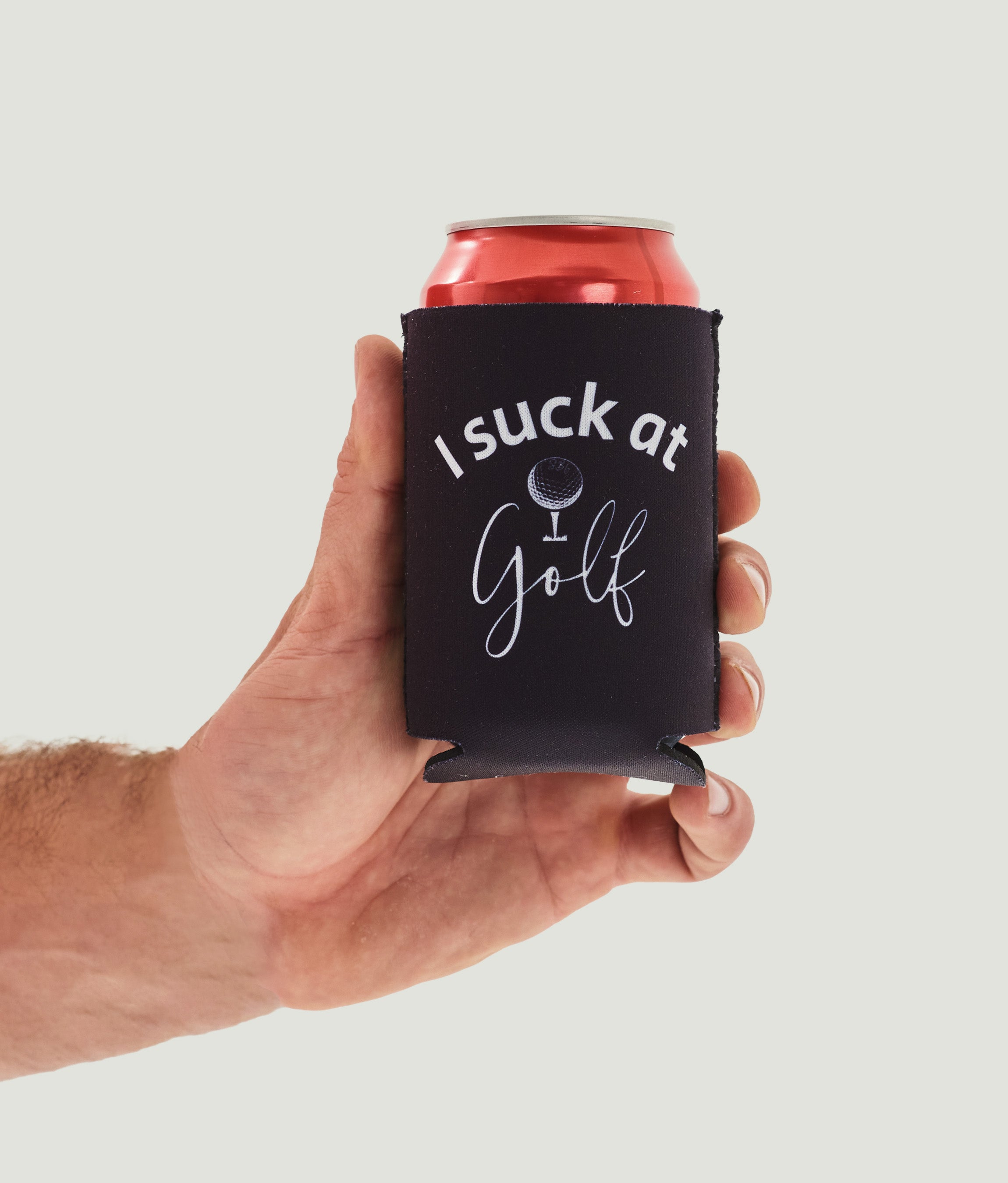I Suck At Golf Can Cooler - Slice Baby