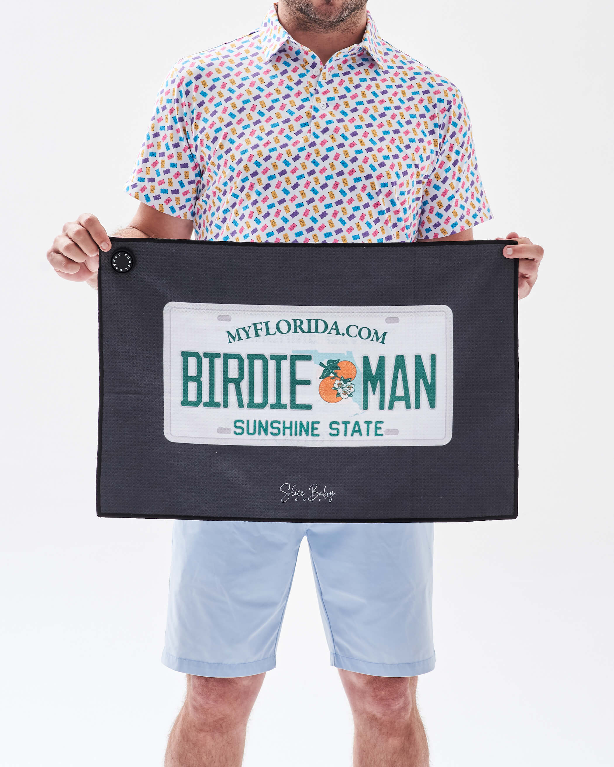 Golf Towel - Birdie Man FL | Slice Baby