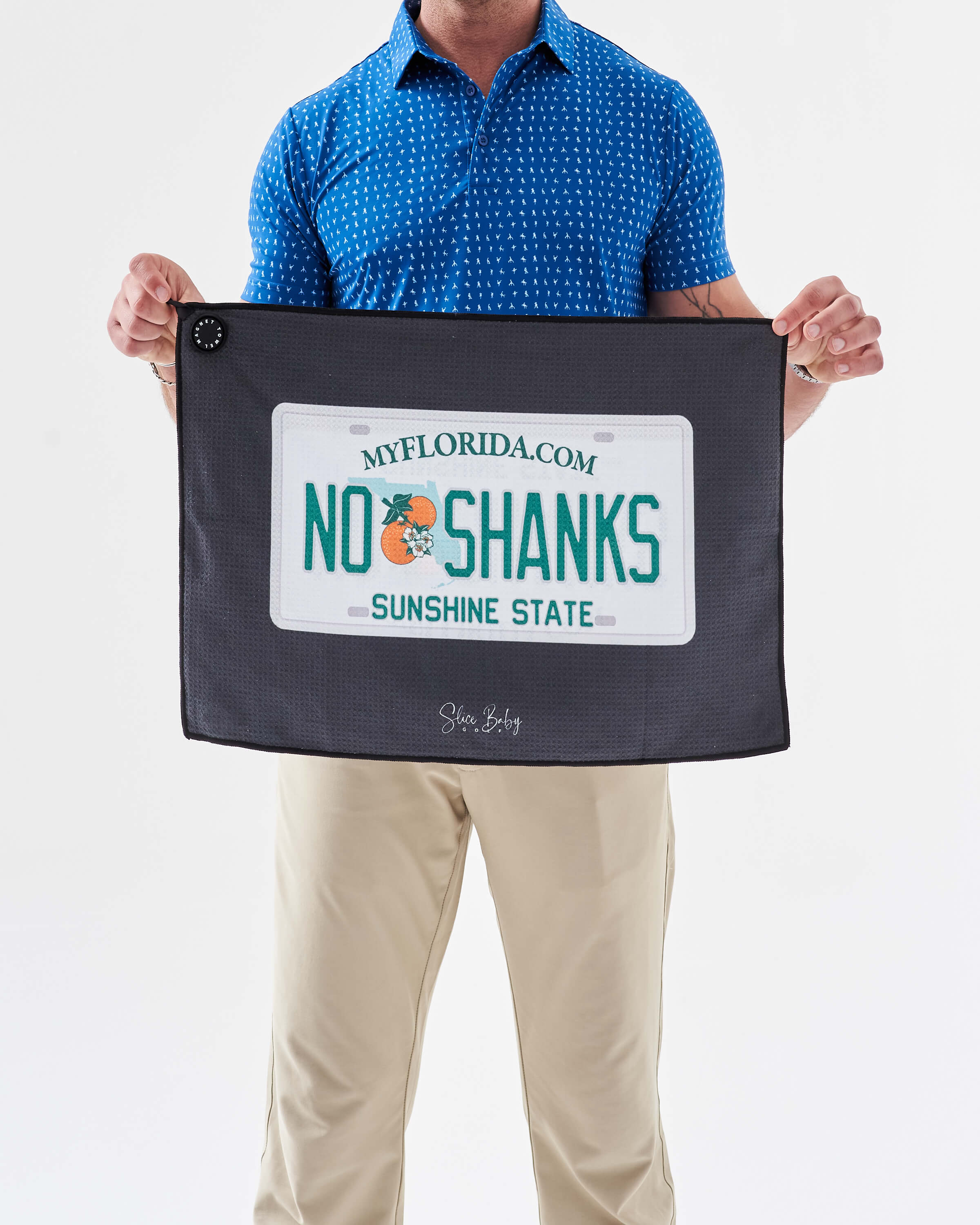 Golf Towel - No Shanks FL | Slice Baby