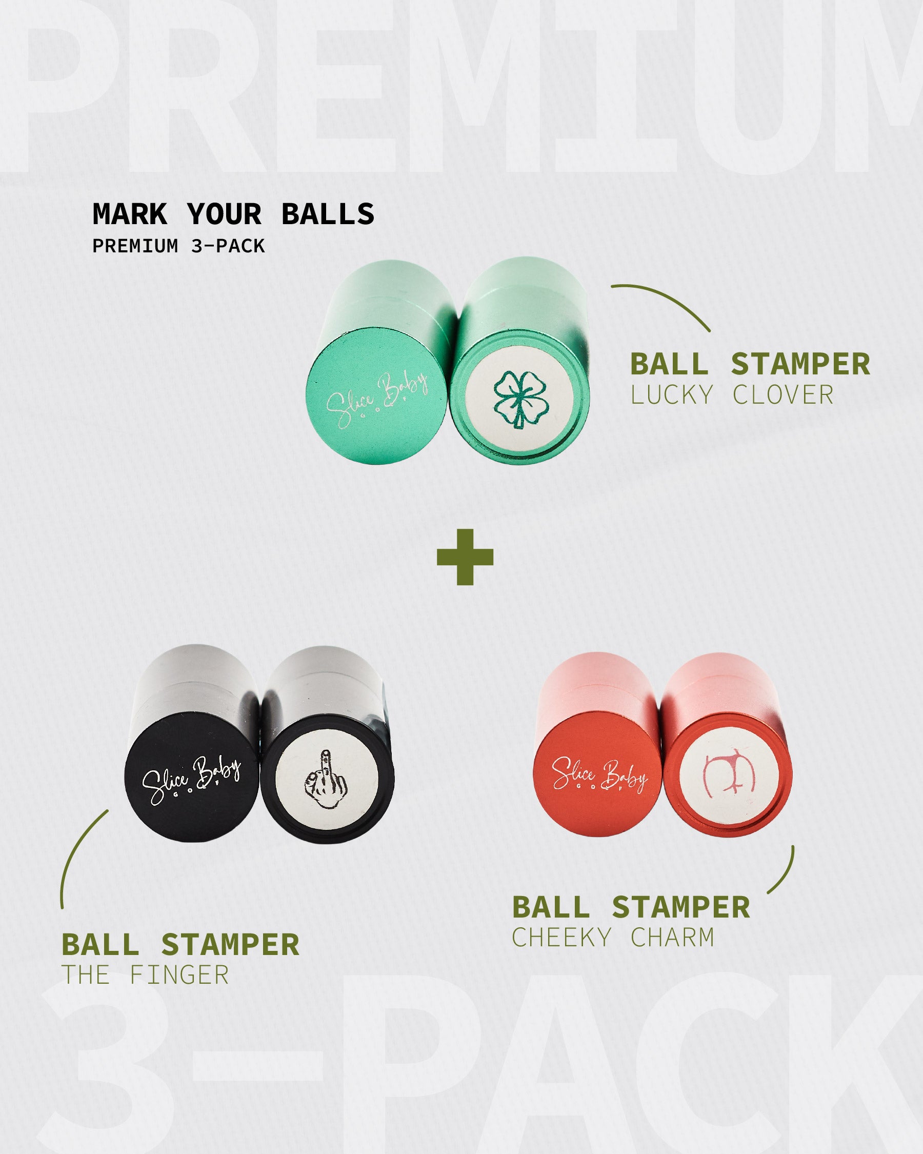 Mark Your Balls – Premium 3-Pack